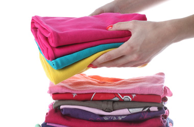Stacking Folded Clothes