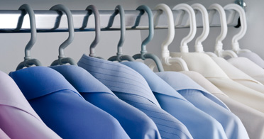 Dry Cleaned Hanging Shirts